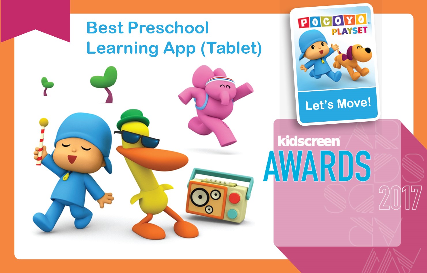 HITN Educational App Wins Kidscreen Award for Best Preschool Children’s Learning App